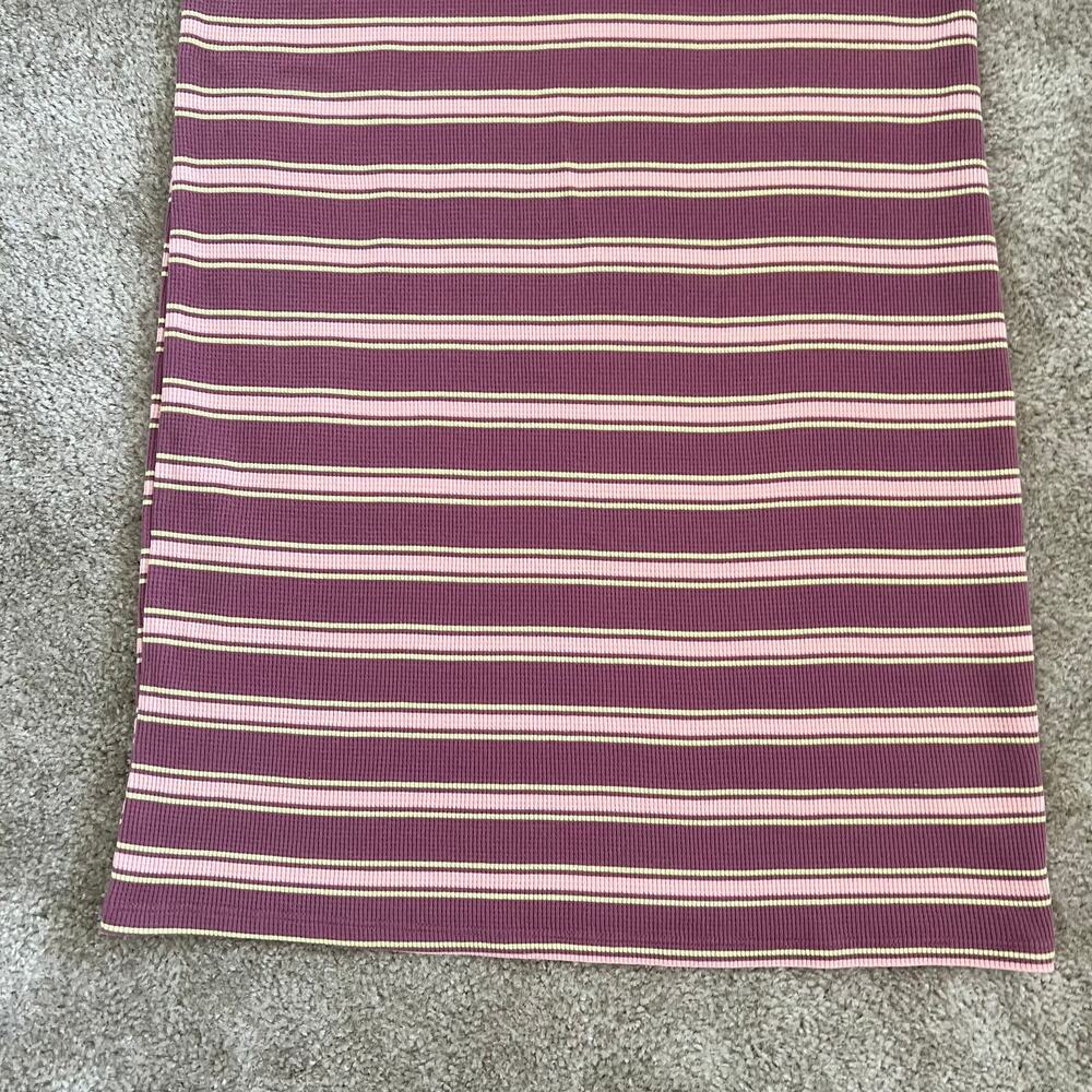NWT Wild Fable Pink Striped Ribbed Racerback Body Con Dress Size: XL - Picture 9 of 11
